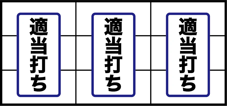 打ち方(1)