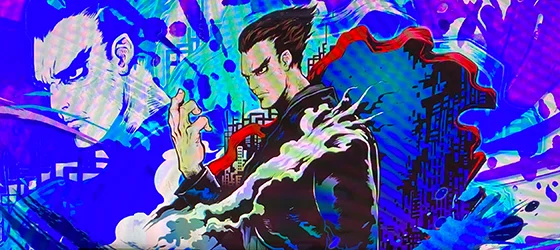 終了画面：青背景