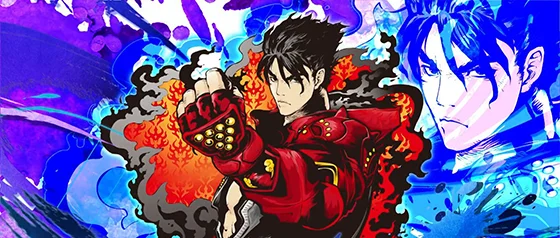 終了画面：仁（青背景）