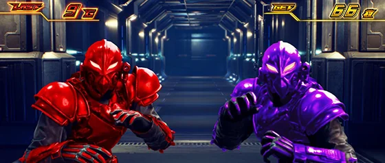 ラース選択時の演出：鉄拳衆（2人）