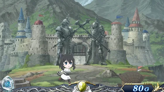 パチスロ 転生したら剣でしたのミニキャラ通過（フラン）
