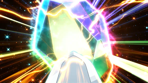パチスロ 転生したら剣でしたの虹魔石ジャッジ獲得時