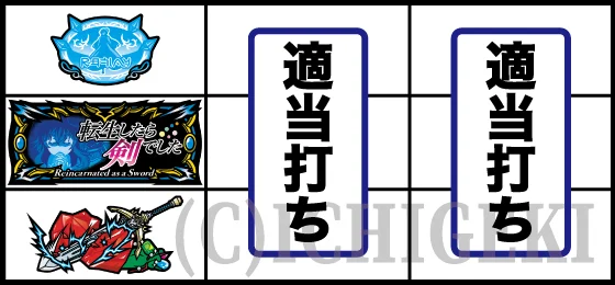 パチスロ 転生したら剣でしたのチェリー停止時の打ち方