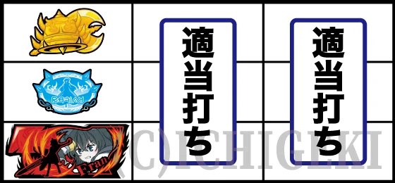 パチスロ 転生したら剣でしたの赤7下段停止時の打ち方
