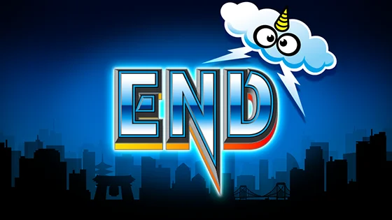 RB終了画面：イッカククン出現