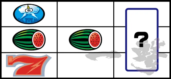 赤7狙い時のリーチ目（5）