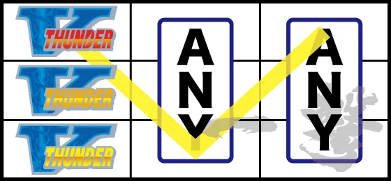 BBボーナスゲーム中ベル：リーチ目（崩れ目）