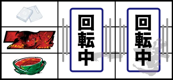 枠内赤7停止②
