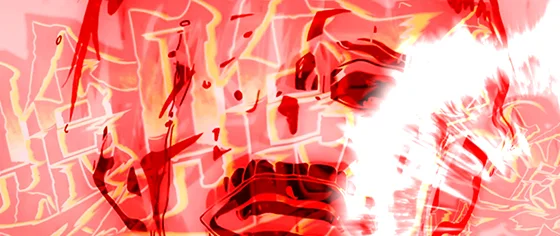 Ｌ 東京喰種の「喰MAX鼓動」演出