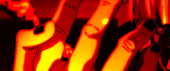 Ｌ 東京喰種のAT中の指ポキ演出