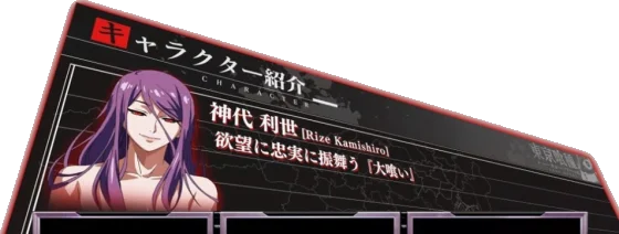 Ｌ 東京喰種のキャラ紹介