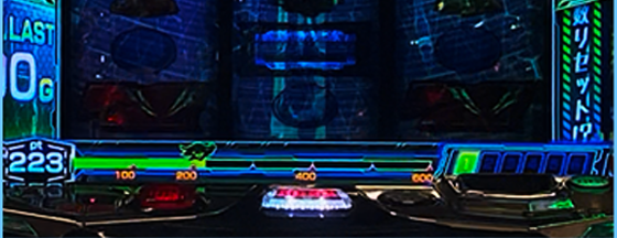 Lパチスロ 革命機ヴァルヴレイヴ2の電脳ゾーン終了時にPUSHボタン点灯