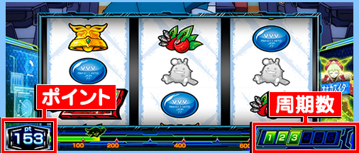 Lパチスロ 革命機ヴァルヴレイヴ2の通常時のインターフェース