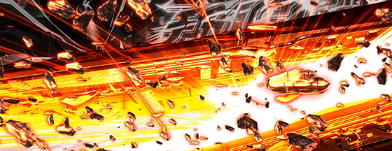 Lパチスロ 革命機ヴァルヴレイヴ2のハラキリチャレンジ突入画面での切り裂き演出