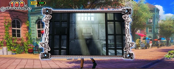 L主役は銭形5のウインドウ演出(牢屋)