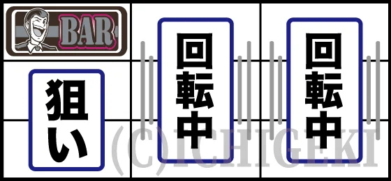 L主役は銭形5の左リールBAR狙いの打ち方