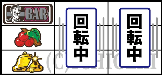 L主役は銭形5の左リール白7上段狙い20