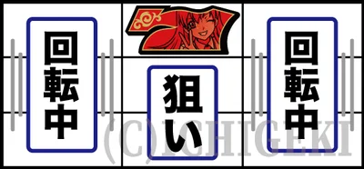 Ｌ 絶対衝激～PLATONIC HEART～のCZ中の中リール赤7狙い