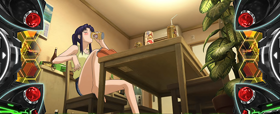 LBパチスロ ヱヴァンゲリヲン ～約束の扉～のミサトの部屋ステージ