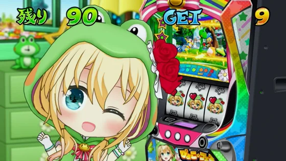 虹河ラキモード選択中のカットイン金