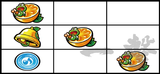 斜めオレンジ