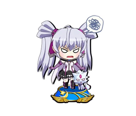 マジカルハロウィン ボーナストリガーのボーナス中のミニキャラ示唆（青台座①：フロスト）