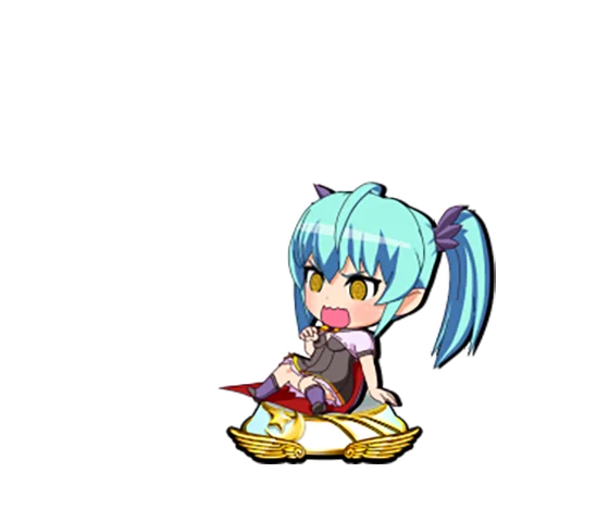 マジカルハロウィン ボーナストリガーのボーナス中のミニキャラ示唆（白台座②ルラ）