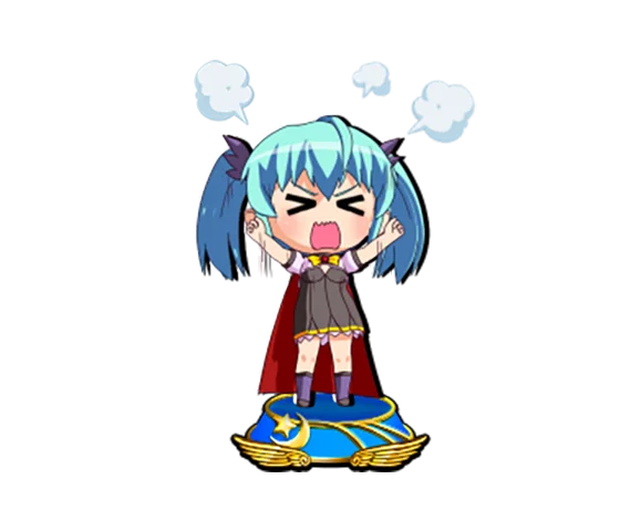 マジカルハロウィン ボーナストリガーのボーナス中のミニキャラ示唆（青台座①ローズ）