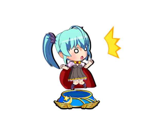 マジカルハロウィン ボーナストリガーのボーナス中のミニキャラ示唆（青台座②ルラ）