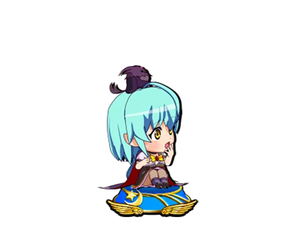 マジカルハロウィン ボーナストリガーのボーナス中のミニキャラ示唆（青台座②：ルル）