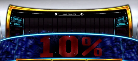 ＳＨＡＫＥ ＢＯＮＵＳ ＴＲＩＧＧＥＲのパーセント演出
