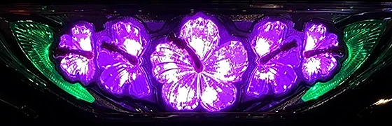 ハイビスカスランプ（紫）