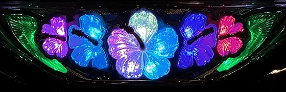 ハイビスカスランプ（虹）