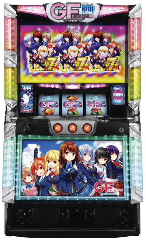 パチスロガールフレンド（仮）～聖櫻学園メモリアル～の筐体