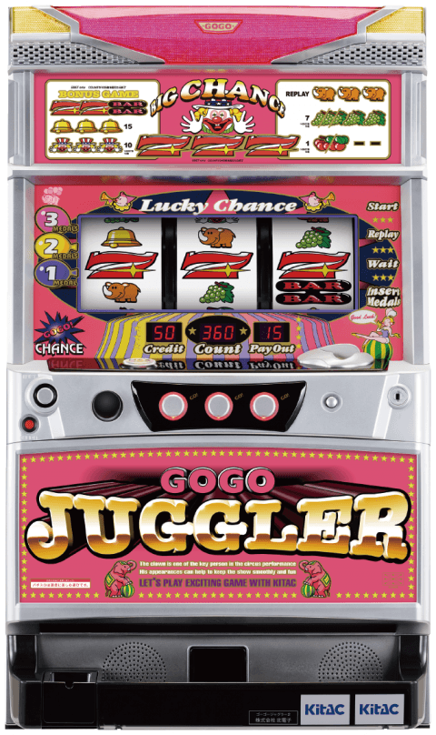 ゴーゴージャグラー2の筐体