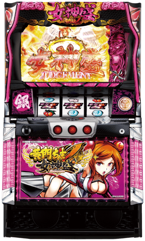 パチスロ黄門ちゃまV女神盛-MEGAMORI-の筐体