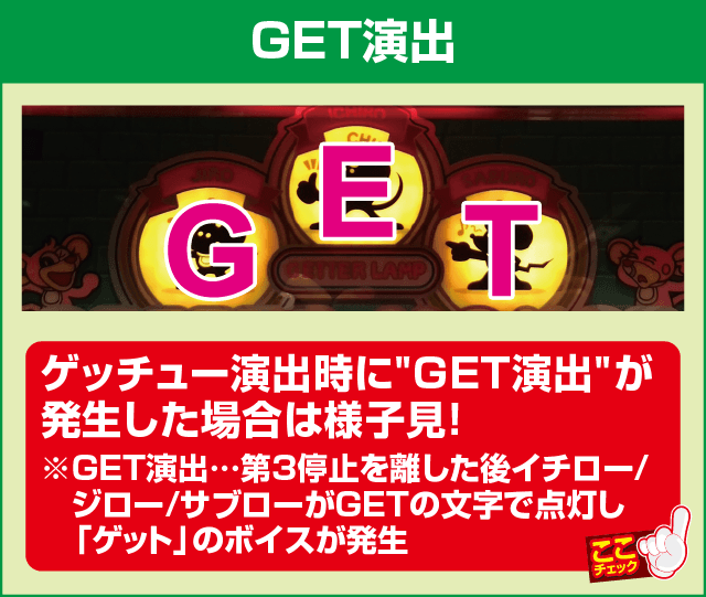 ゲッターマウスの確定演出