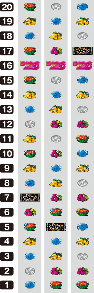 沖ドキ！トロピカルのリール