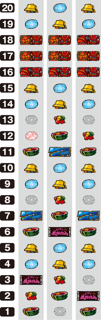 天晴！モグモグ風林火山 全国制覇版のリール