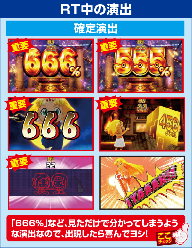 クレアの秘宝伝 ~眠りの塔とめざめの石~の確定演出