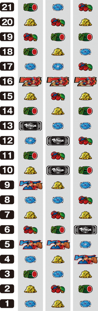 SLOTファミリースタジアムのリール