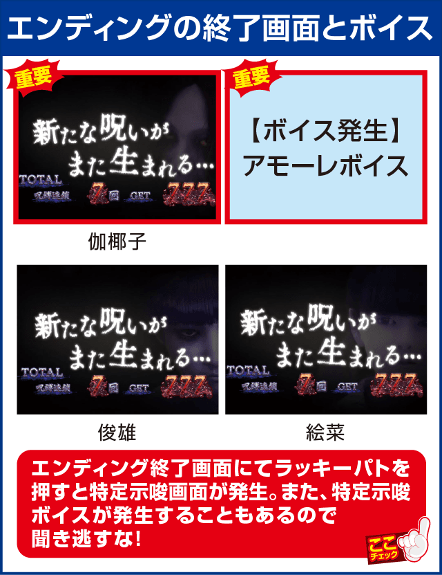 S呪怨 再誕ATの確定演出