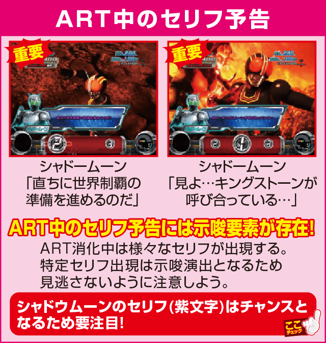 ぱちスロ 仮面ライダーBLACKの確定演出