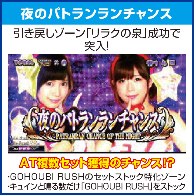 パチスロ ラブ嬢Ⅱのピックアップ