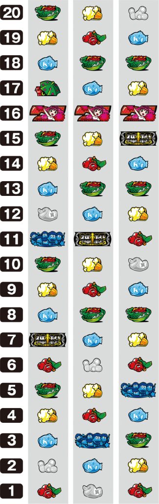 パチスロおそ松さん~驚~のリール