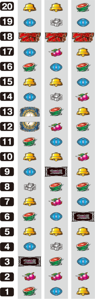 パチスロサクラ大戦~熱き血潮に~のリール