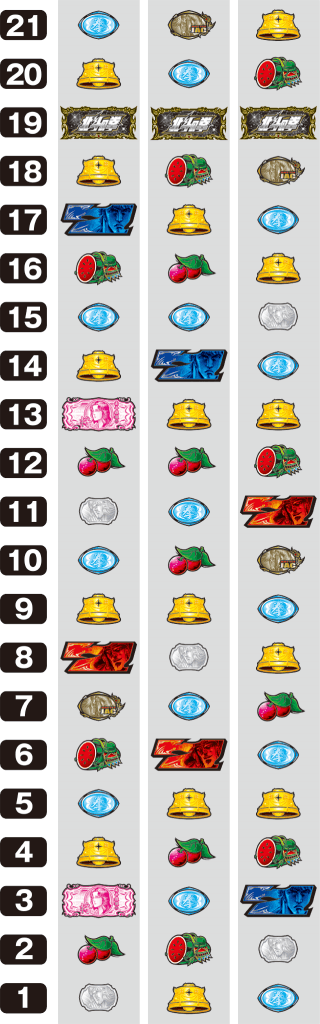 A-SLOT北斗の拳 将のリール