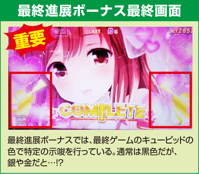 パチスロガールフレンド（仮）～聖櫻学園メモリアル～の確定演出