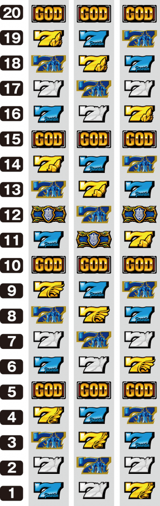 アナザーゴッドポセイドン-海皇の参戦-のリール