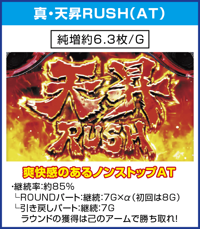 パチスロ北斗の拳 天昇のピックアップ